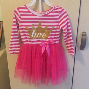 Toddler 2nd Birthday Outfit with Tutu